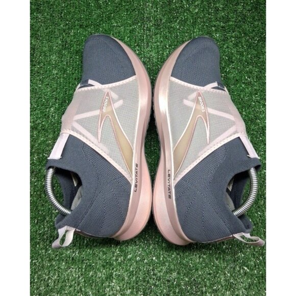 Brooks Levitate 4 LE Running Shoes 1203471B074 Grey Pink Women’s Size 11 B - Picture 2 of 7
